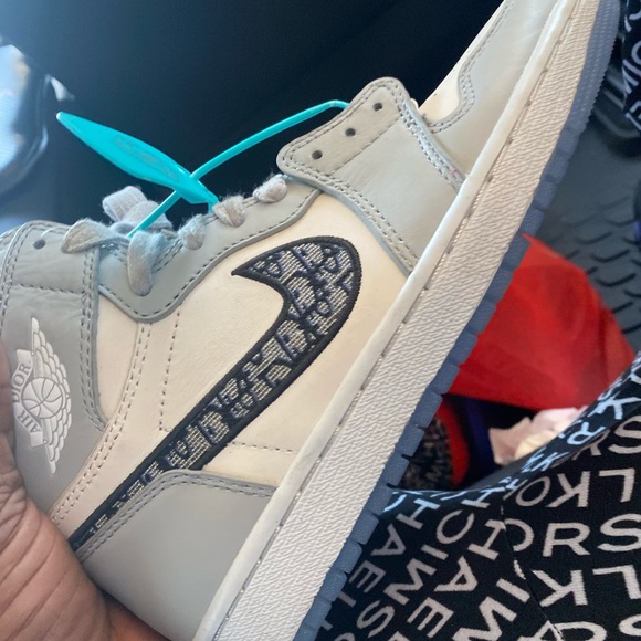 nike air dior jordan 1 collab designer authentic - Picture 11 of 12